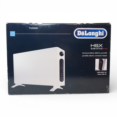 Heizung De'Longhi HSX4320E Slim Elektroheizgerät 2400W für 60 m³ Timer - NEU