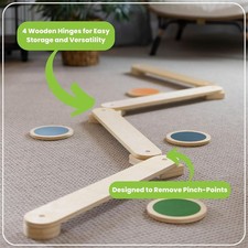 Little Partners Learn 'N Balance Toddler Balance Beam Stepping Stones Set NEW