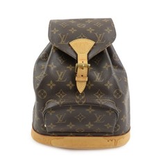 Louis Vuitton Monogram Montsouris MM Backpack Brown M51136 Authentic Used F/S