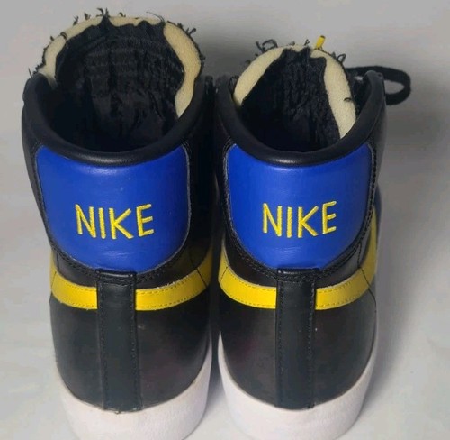 Nike Blazer Mid Peace Love Basketball Mens Black Shoes Size 8 ~ Used - Picture 5 of 12