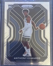 Panini Prizm 2020-21 Anthony Edwards Rookie  #258 Timberwolves