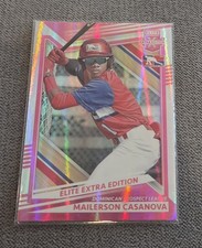 MLB Panini Elite Extra 2022 Mailerson Casanova 198 Pink