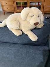 Vintage Dakin Plush Golden Retriever Yellow Lab Puppy Dog Stuffed Animal 15  