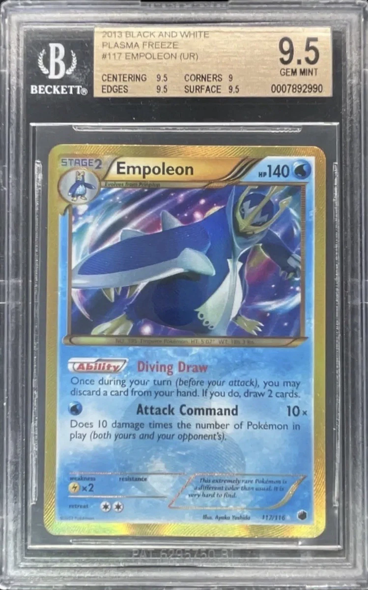 Pokémon TCG Professional Sports Authenticator (PSA) Plasma Freeze