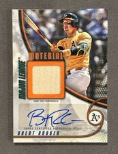 Brent Rooker 2025 Topps Bat Relic Auto /25 Orange Major League Material (AU) A's