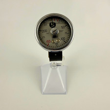 Vintage SCUBAPRO SOS Wrist Depth Gauge 250 FT Scuba Diving Made in Italy Unteste