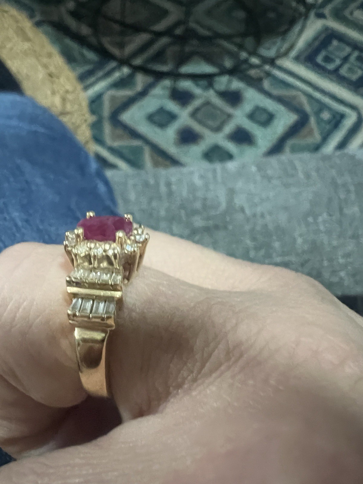 Ruby And Diamond Ring - image 6