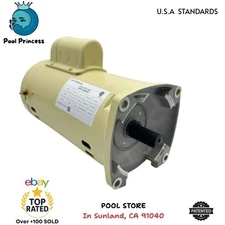 Whisperflo Almond 3/4 HP Pool Princess Pump Motor Replaces (355008S) & (B852)