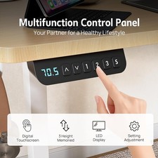 Electric Standing Desk 170 × 60cm Height Adjustable Home Office Computer Working — image 5
