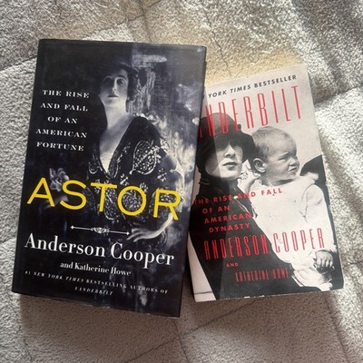ANDERSON COOPER - ASTOR (Hardcover) & VANDERBILT (Paperback)