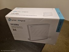 TP-Link Aginet VX230V AX1800 Dual Band Wi-Fi 6 VDSL/ADSL Modem Router