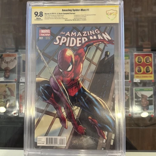 Amazing Spider-Man #1 CBCS 9.8 SS Tom Holland W Pgs 2014 Like Cgc Variant 1st