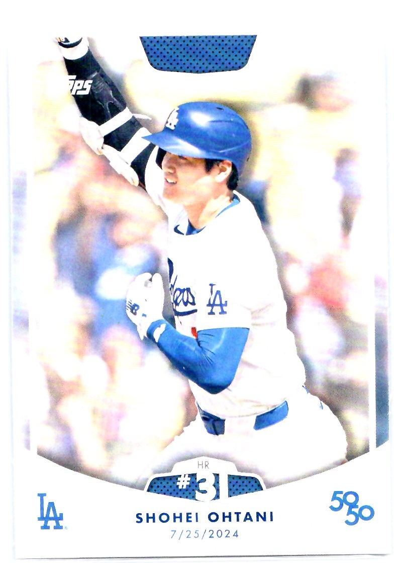 2024 Topps 50/50: Shohei Ohtani #55 Shohei Ohtani
