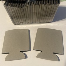 Bundle of 25 - Grey Koozies 12oz blank can Insulators koozie coozie
