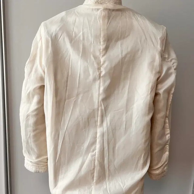 Ivory Double Button Bouclé Jacket Pre-Owned