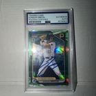 Konnor Griffin Signed 2024 1st Bowman Chrome Lunar Glow Refractor PSA Slabbed