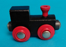 Brio Black Engine Magnetic Wooden Car