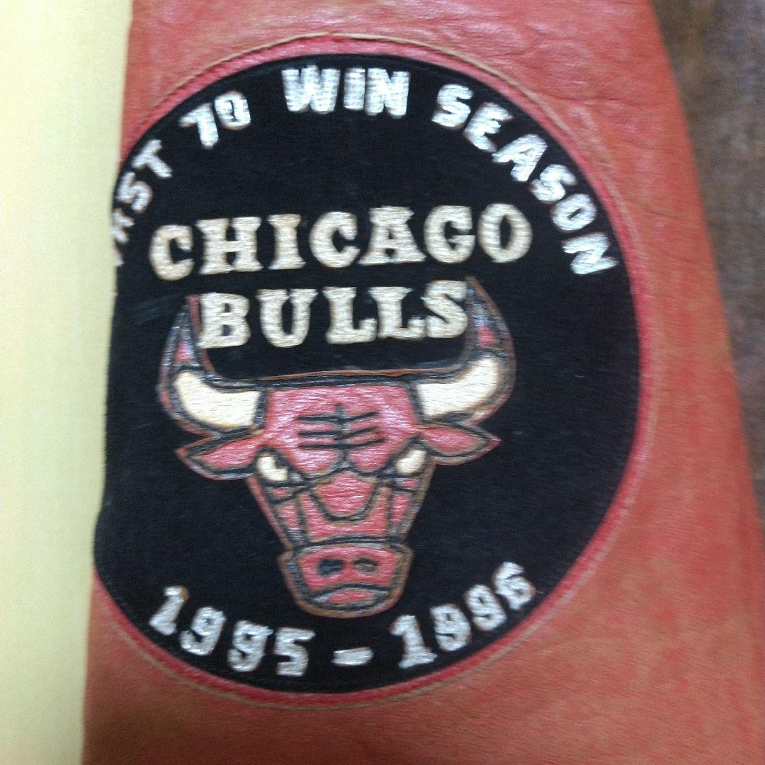 Chicago Bulls 1995-96 Stadium Jacket NBA Eastern Conference Logo Used image 3