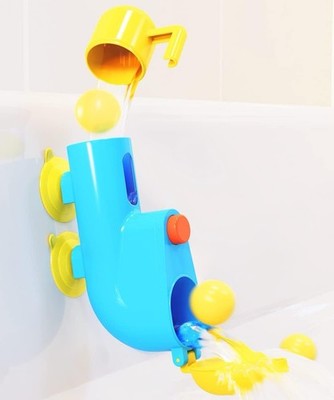 FillN'Splash Submarine Bath Toys Toddler Bathtub Toys Independent Play Kids Gift