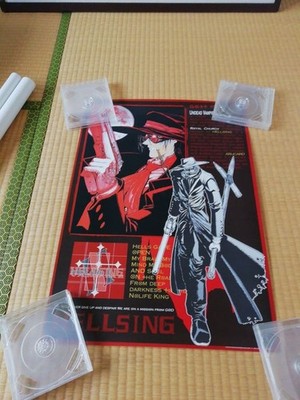 Super rare! HELLSING A2 poster Alucard Kota Hirano