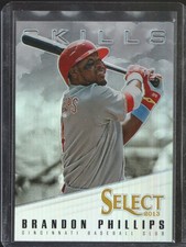 2013 Panini Select - Skills Brandon Phillips #SK17 Silver Prizm - Reds