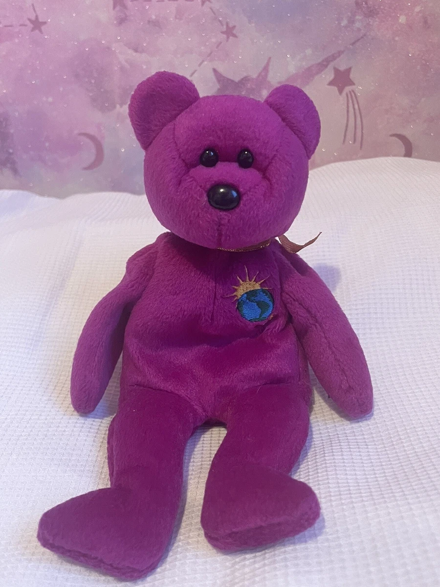 Purple ty bear best sale 2000