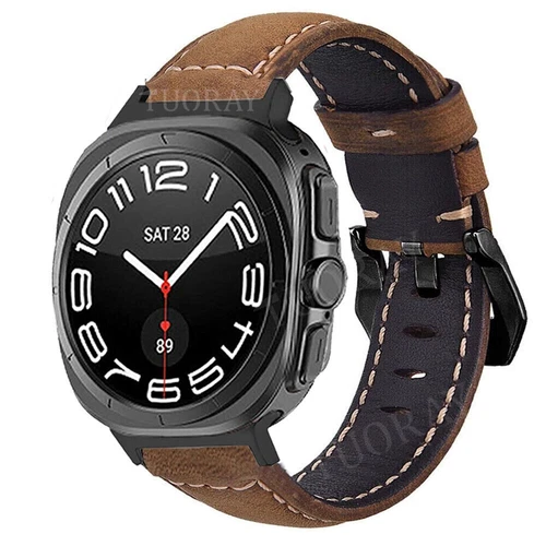 Lederarmband für Samsung Galaxy Watch Ultra 47mm Smart Watch Band Bracelet - Bild 37 von 84