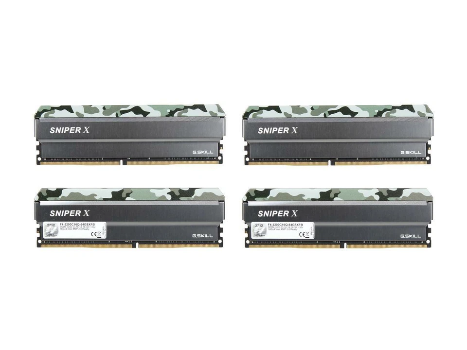 G.SKILL Sniper X Series 64GB (4 x 16GB) 288-Pin DDR4 SDRAM DDR4 3200 (PC4 25600) - Image 3 of 4