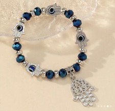 1 PC Handmade Boho Beaded Stackable 6  Plus Stretch Bracelet New A3872