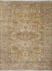 Multi Size 100% Wool Rug Hand Knotted Premium Distressed Peach Serapi Area Rug