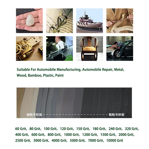 Mouse Sanding Sheet 60-10000Grit Sanding Sandpaper Decker Detail Palm Sander Pad - Picture 7 of 7