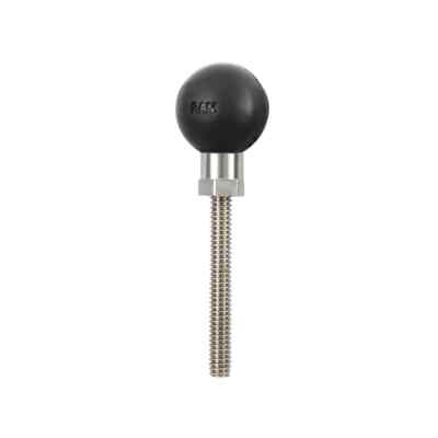 RAM Mount Stainless Steel Rod with 0.25''-20 Thread 1 inch Ball RAM-B-273U