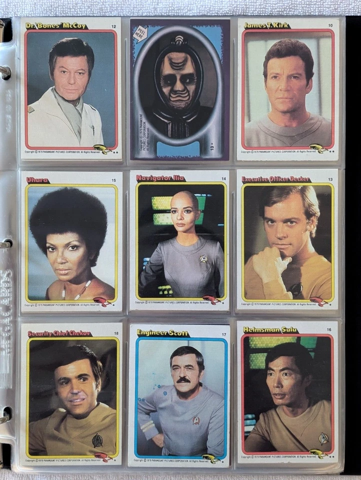 Tarjetas coleccionables de películas Star Trek - 1979 - Topps - Pegatinas - Ciencia ficción Foto 2 de 4