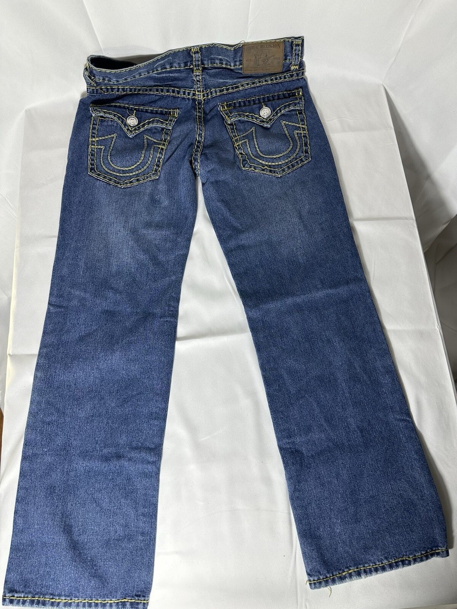 Vintage True Religion Jeans Billy Super T Thick Stitch Size 38