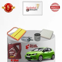 Set Service 4 Filter Und ÖL Xseat Ibiza V 1.0 Tsi 70KW 95CV Von 2015->
