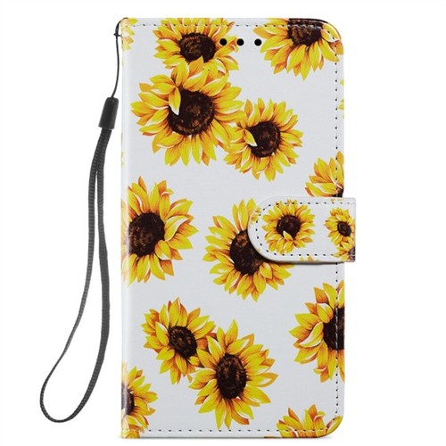 Phone Cover for Samsung S9 S8 Note 20 J310 M53 Painted Pattern Flip Wallet Case - Picture 14 of 22