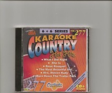 KARAOKE CHARTBUSTER CD G HOT COUNTRY HITS CBCDG VOL.20277 DISC 277