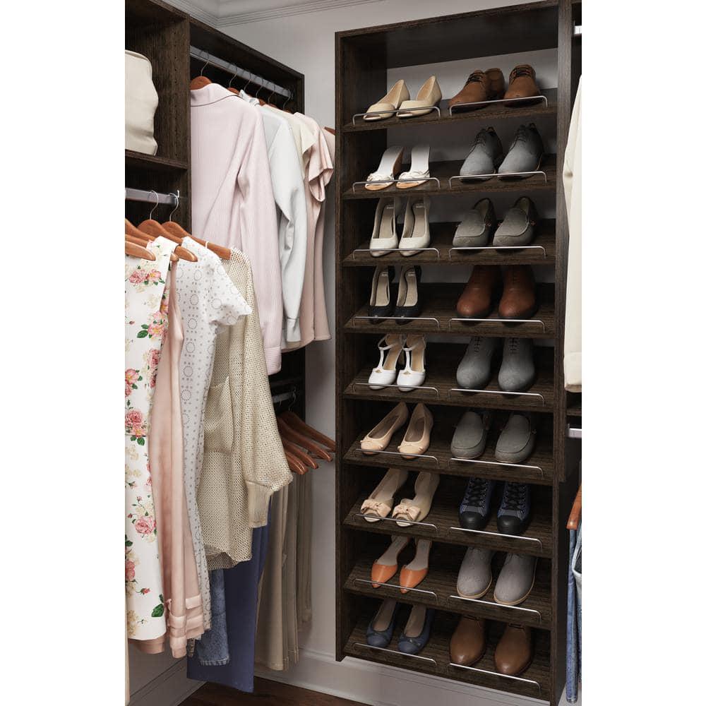 Closet Evolution Home Depot Shoe Closet Closet Evolution Shoe