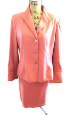 Kasper Women's 2 pc. Skirt Suit, Lined, Mauve, Size 10