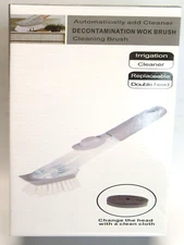 Cleaning Brush Scrubber for Dishes and Pans w/Soap Dispensing Replaceable Head