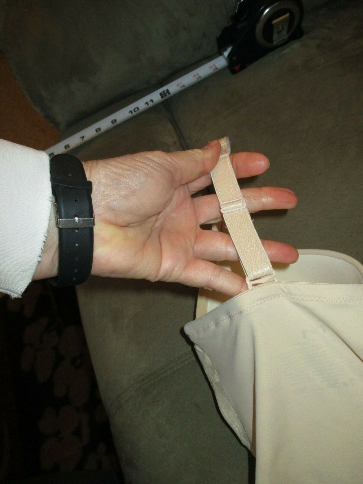 NWOT Maidenform 34D Shaper Tan Underwire Nyln/Spndx AdjStraps *SeeDescription