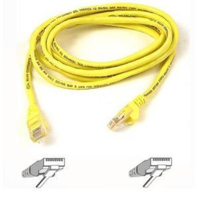 Belkin A3L791-03-Ylw-S 3Ft Cat5E Yellow Patch Cord Snagless Rj45M/Rj45M Rohs