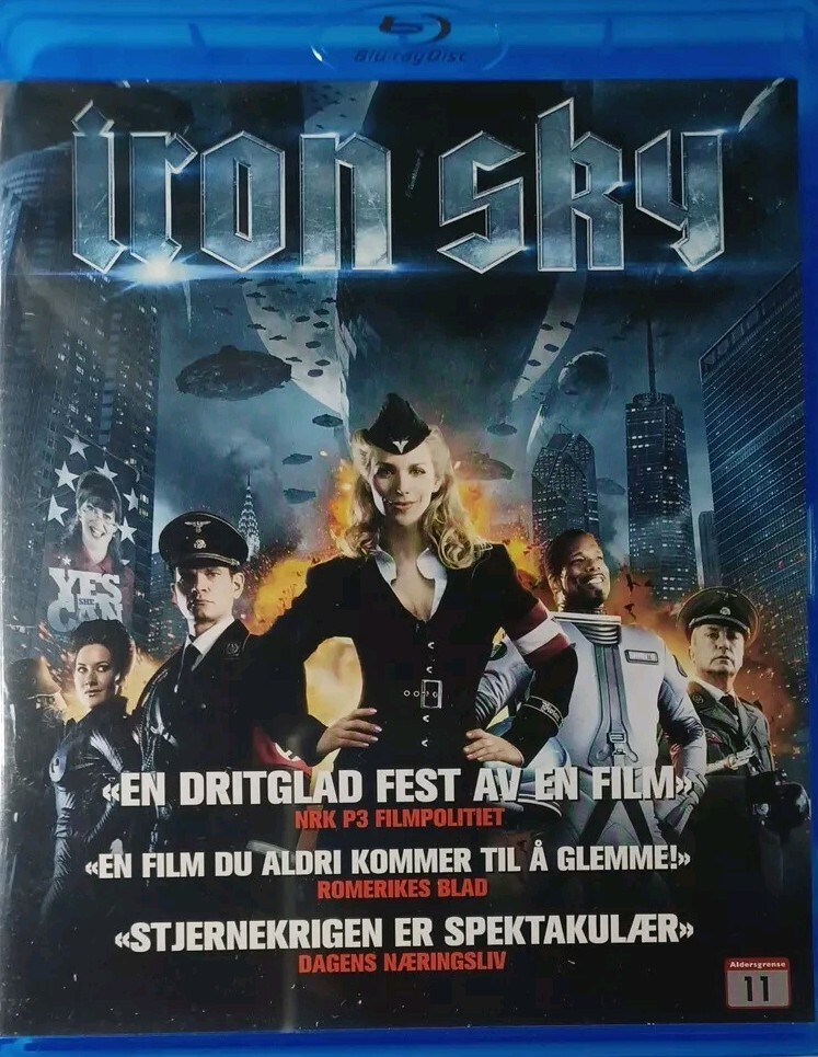 IRON SKY BLU-RAY NEW SEALED NORWEGIAN IMPORT WITH ENGLISH LANGUAGE UK PLAYABLE