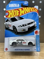 Hot Wheels Godzilla Nissan Skyline Gt-r Bcnr33 Hw J-imports 510 Hot Wheels Godzilla Nissan Skyline Gt-r Bcnr33 Hw J-imports 510
