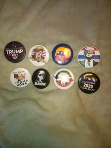 (8)  Trump 2024 Buttons/Pins