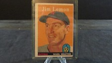1958 Topps #15 Jim Lemon - Washington Senators