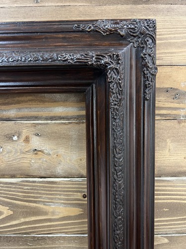 11 x 14 In stock ready to ship, Traditional compo ornate wood frame, dark walnut - Picture 4 of 10