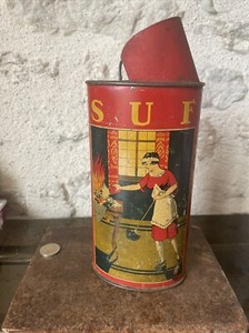 Ancienne Boîte Tôle Vintage Sel Vichy État Établissement Thermal