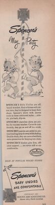 1951 Spencers Advertisement Baby Spencer Comfy Undies Babies May Pole Party