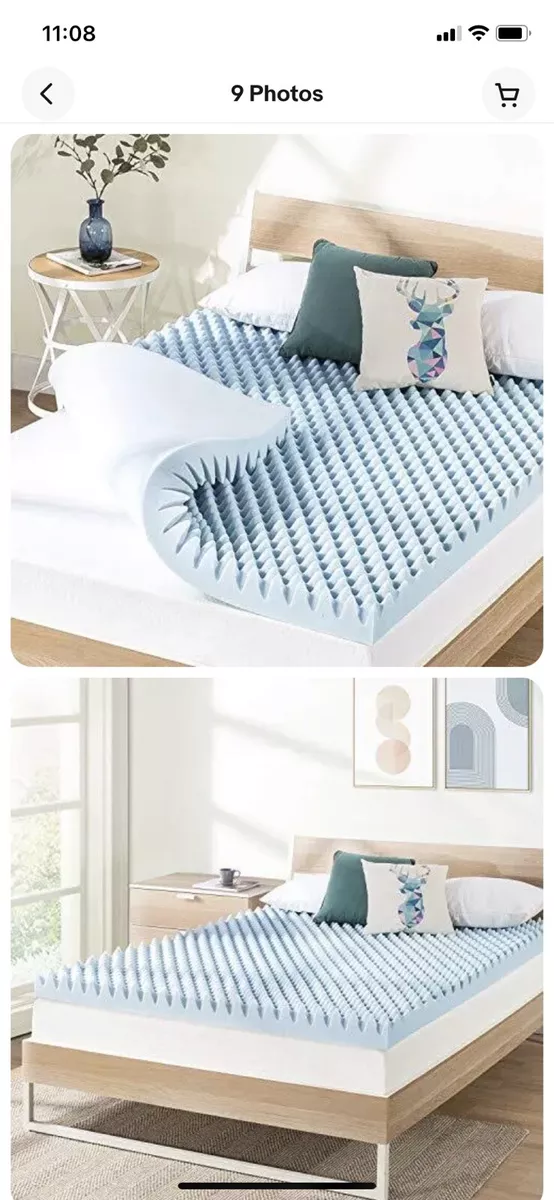 4 memory foam mattress topper twin deals